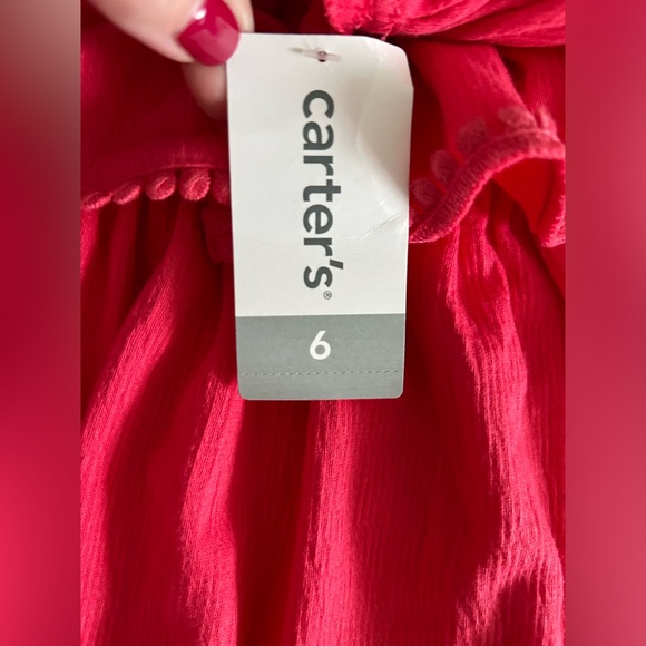 Carters NWT Girls dress- pink - 6 - Picture 3 of 5